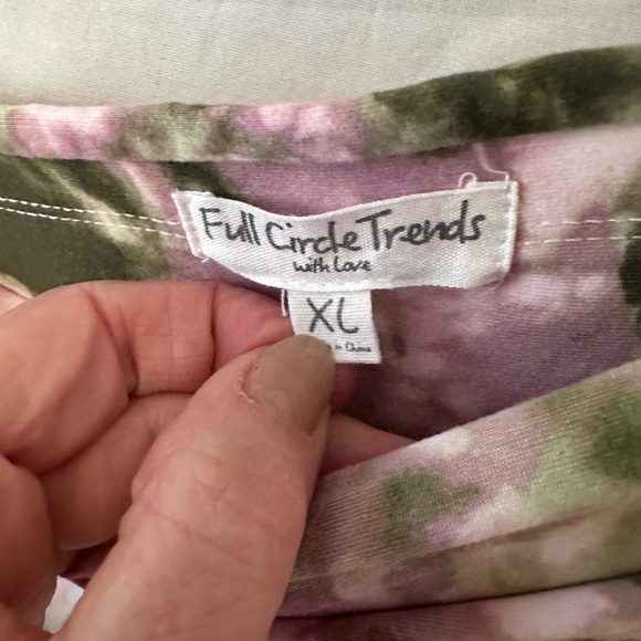 Full Circle Tie-Dye Strapless Jumpsuit - Picture 2 of 3